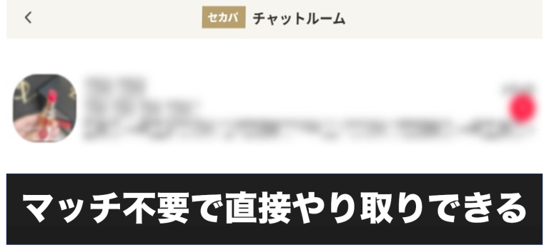 セカパのマッチング不要システム解説図